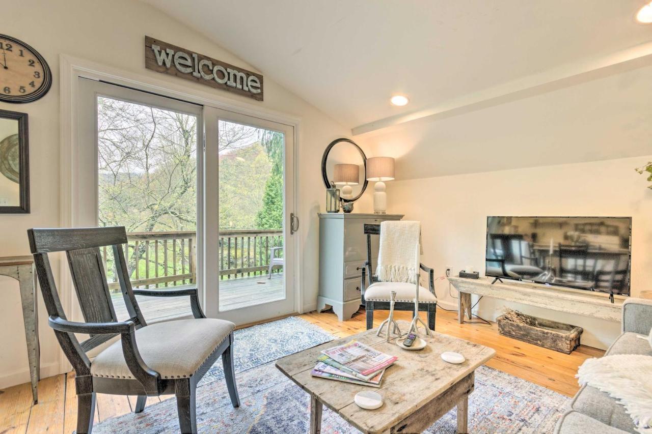Modern Farmhouse Duplex By Stream, 4 Mi To Boone! 블로잉 롹 외부 사진