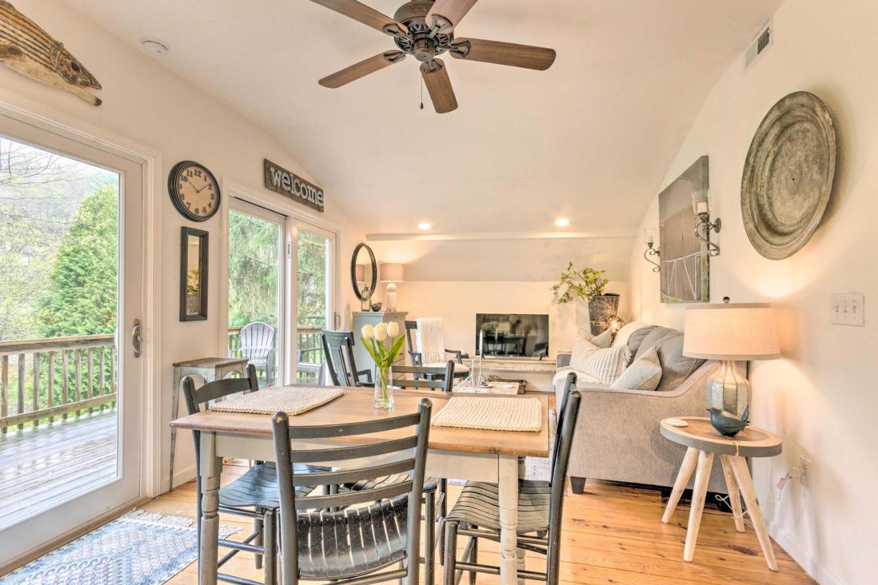 Modern Farmhouse Duplex By Stream, 4 Mi To Boone! 블로잉 롹 외부 사진